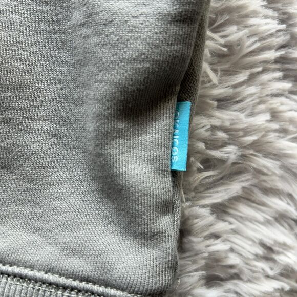 Okaicos Grey Provo Embroidered Crewneck Mens Medium Sweatshirt Gray Chenille - Picture 7 of 11